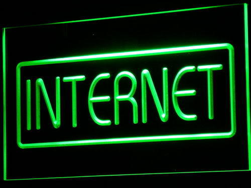 Internet Cafe Access Wi-Fi Cyber Neon Light Sign